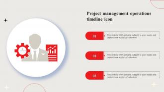 Project Management Operations Timeline Icon