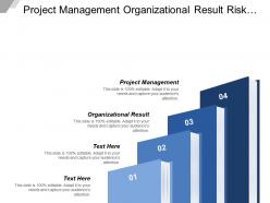 Project management organizational result risk financial identification control auditing