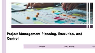 Project Management Planning Execution And Control PPT Demonstration AT