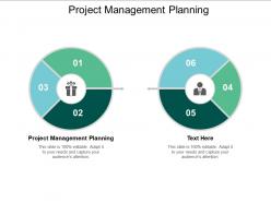 Project management planning ppt powerpoint presentation show icon cpb