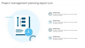 Project Management Planning Report Icon