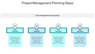 Project Management Planning Steps In Powerpoint And Google Slides Cpb