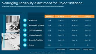 Project management playbook managing feasibility assessment for project initiation