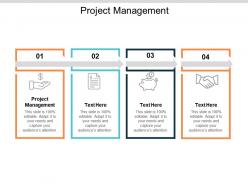 Project management ppt powerpoint presentation gallery infographic template cpb