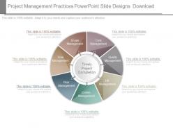 Project management practices powerpoint slide designs download