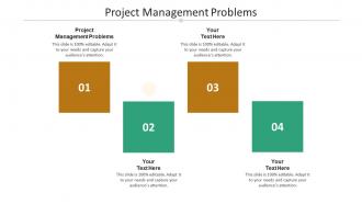 Project management problems ppt powerpoint presentation layouts sample cpb