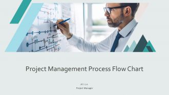Project Management Process Flow Chart PPT Sample AT Project Management Process Flow Chart PPT Sample AT