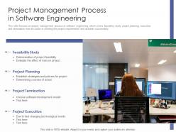 Project management process in software engineering