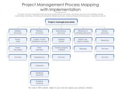 Project Management Process Mapping With Implementation