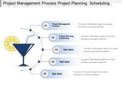 Project Management Process Project Planning Scheduling Resources Planning