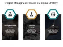 Project management process six sigma strategy project review cpb