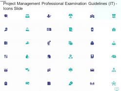 Project management professional examination guidelines it powerpoint presentation slides
