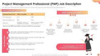 Project management professional pmp job description it certification collections