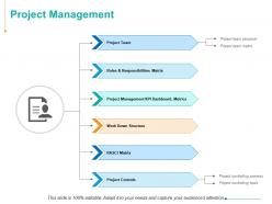 Project management project team ppt powerpoint presentation inspiration model