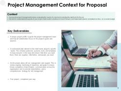 Project management proposal template powerpoint presentation slides