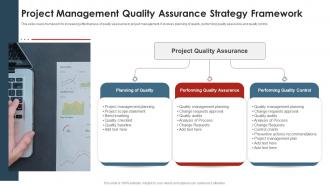 Project Management Quality Assurance Strategy Framework