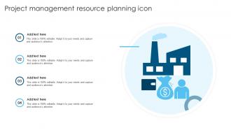 Project Management Resource Planning Icon