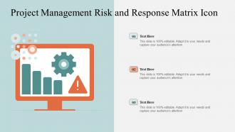 Project Management Risk And Response Matrix Icon