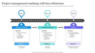 Project Management Roadmap With Key Milestones