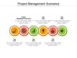 Project management scenarios ppt powerpoint presentation portfolio graphics cpb