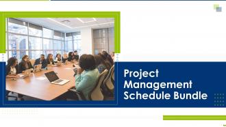 Project management schedule bundle powerpoint presentation slides