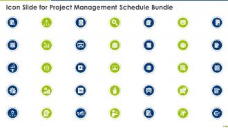 Project management schedule bundle powerpoint presentation slides