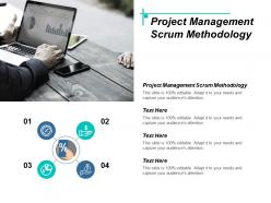 Project management scrum methodology ppt powerpoint presentation icon picture cpb