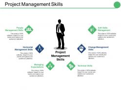 Project management skills ppt summary infographic template