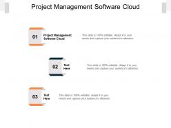 Project management software cloud ppt inspiration example introduction cpb