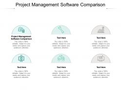 Project management software comparison ppt powerpoint presentation model graphic images cpb