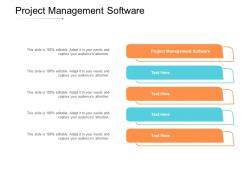 Project management software ppt powerpoint presentation gallery good cpb