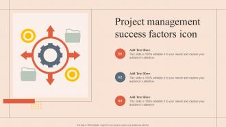 Project Management Success Factors Icon