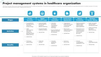 Project Management Systems In Healthcare Organization