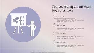 Project Management Team Key Roles Icon