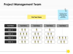 Project management team management ppt powerpoint presentation graphics