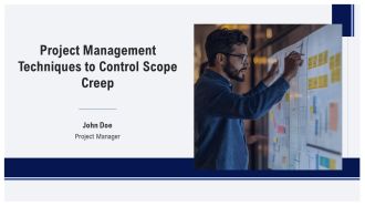 Project Management Techniques To Control Scope Creep PPT Presentation AT