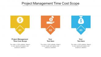 Project Management Time Cost Scope Ppt Powerpoint Presentation Icon Samples Cpb
