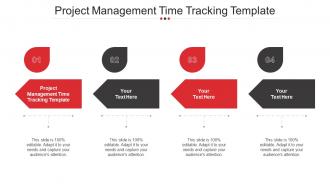 Project Management Time Tracking Template Ppt Powerpoint Presentation Portfolio Graphic Images Cpb