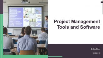 Project Management Tools And Software PPT Graphics AT