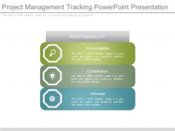 Project management tracking powerpoint presentation