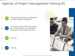 Project Management Training It Powerpoint Presentation Slides