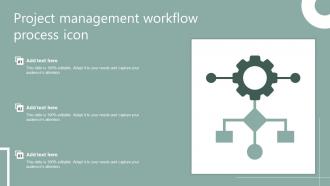 Project Management Workflow Process Icon