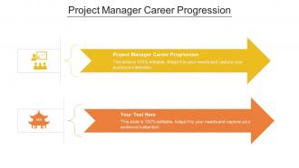 Project Manager Career Progression Ppt Powerpoint Presentation Pictures Sample Cpb