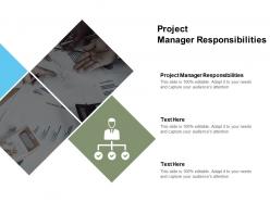 Project manager responsibilities ppt powerpoint presentation ideas cpb