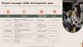 Project Manager Skills Development Plan