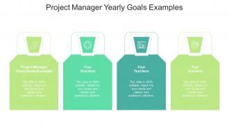 Project manager yearly goals examples ppt powerpoint presentation show guide cpb