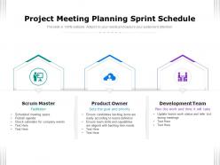 Project meeting planning sprint schedule