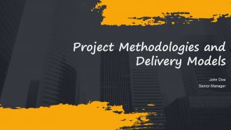 Project Methodologies And Delivery Models PPT Mockup AT