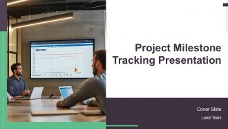 Project Milestone Tracking Presentation PPT Slides AT