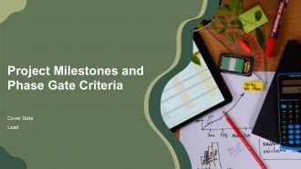 Project Milestones And Phase Gate Criteria PPT Example AT